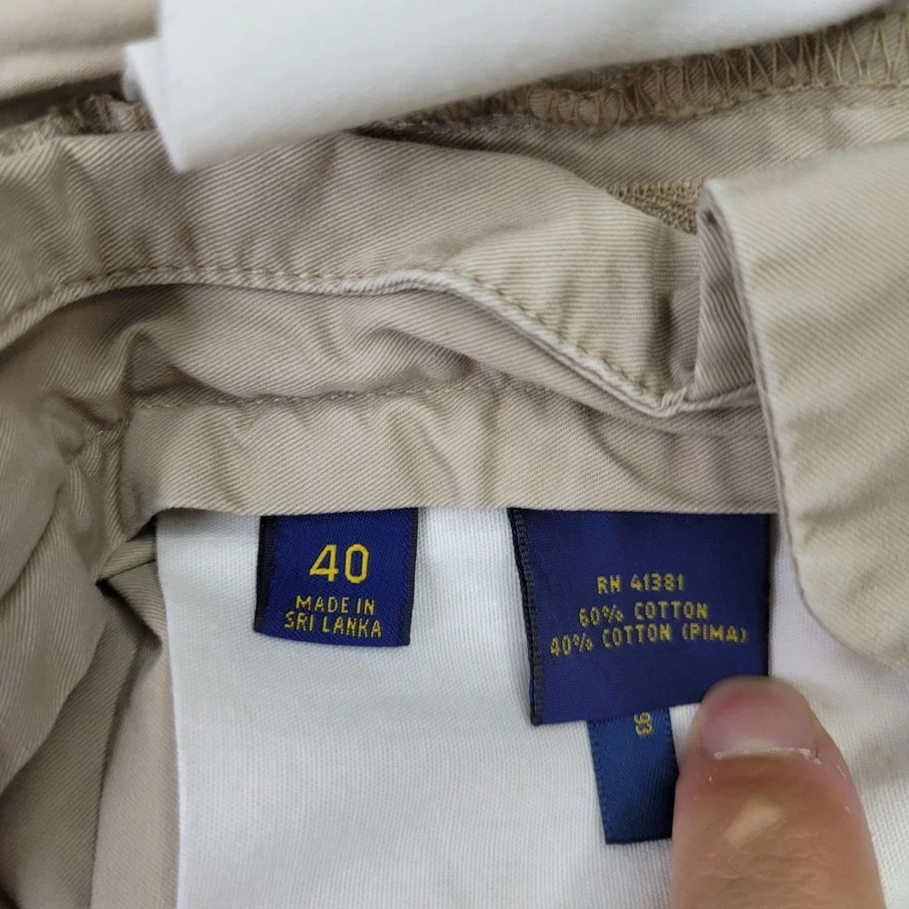 Polo Ralph Lauren‎ Chino Shorts Mens 40 Tan Classic Fit 9